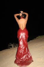 Load image into Gallery viewer, OPEN BACK HALTER DRESS

