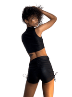 Load image into Gallery viewer, ΑΥΞΗΣΗ ASYMMETRIC RUCHED SHORTS - SIREN THE BRAND
