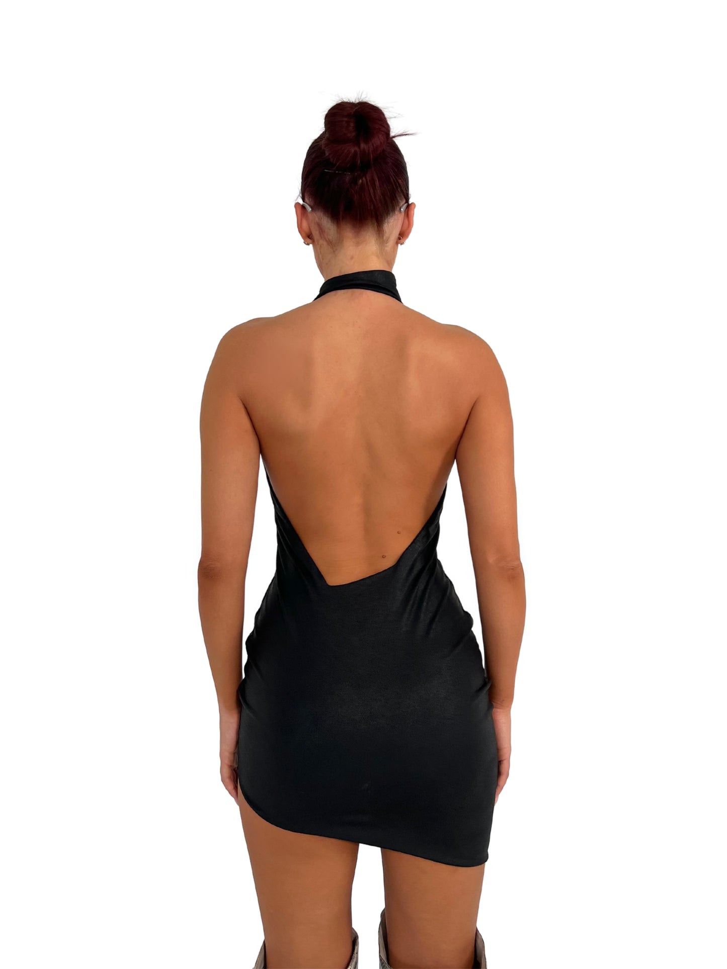 ASYMMETRIC OPEN BACK DRESS - SIREN THE BRAND