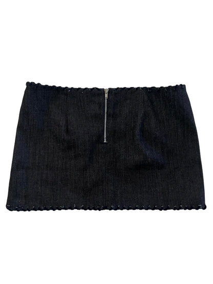 DENIM CREST MINISKIRT - SIREN THE BRAND